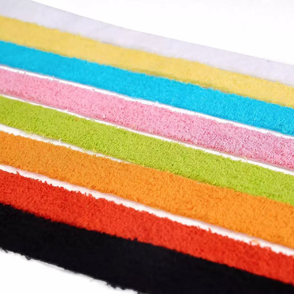 Towel Texture Tennis & Badminton Racket Grip Tape | Absorbent Cotton Overgrip