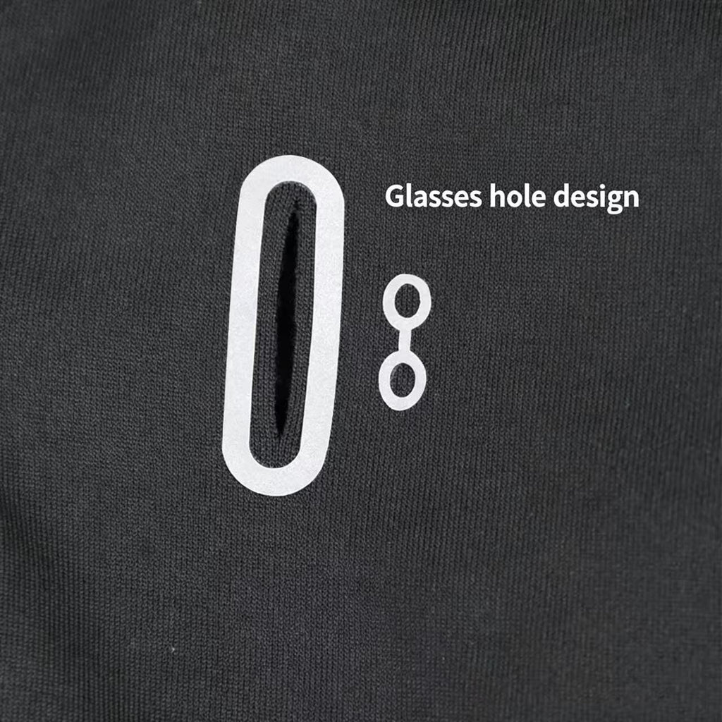 UV Protection Sailing Balaclava, Ice Silk Quick-Dry Full Face Cover with Glasses Holes, Water Sports Sun Protection Hood for Men & Women