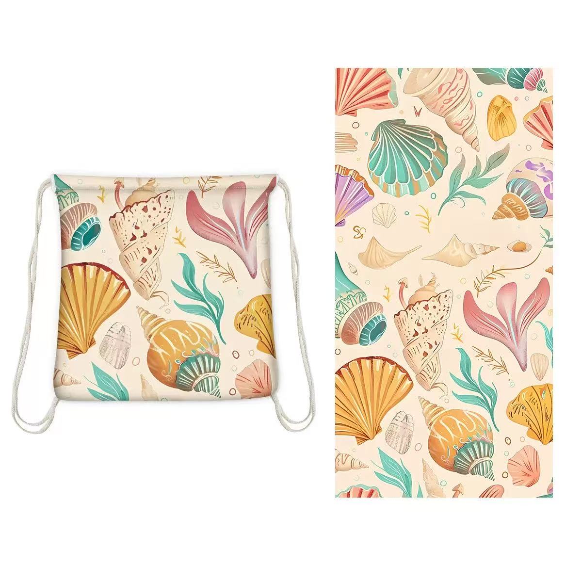 2-in-1 Beach Towel  Backpack | Assorted Printes