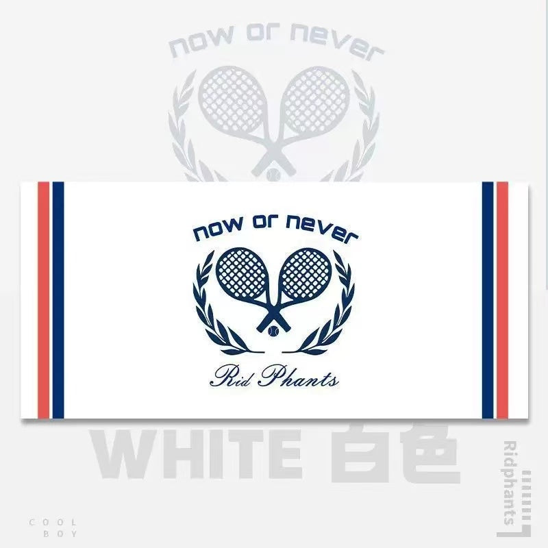 Retro Sports Towel | Quick-Dry Sweat Towel for Tennis, Fitness & Multi-Sport Use