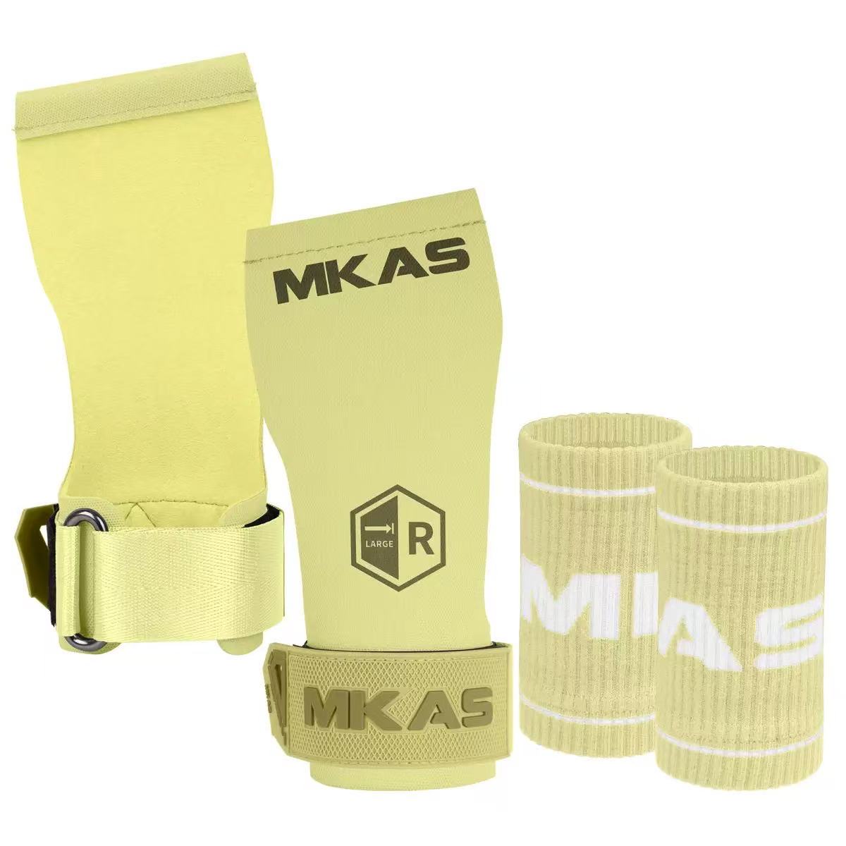 Premium Weightlifting Hand Grips with Wrist Support | 2-in-1 Gym Hand Guards for CrossFit, Lifting & Calisthenics