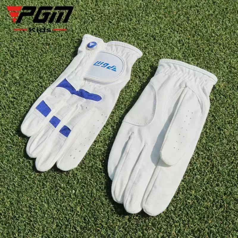 Kids Golf Gloves, Breathable Microfiber, Non-Slip, 2-Pack for Boys & Girls