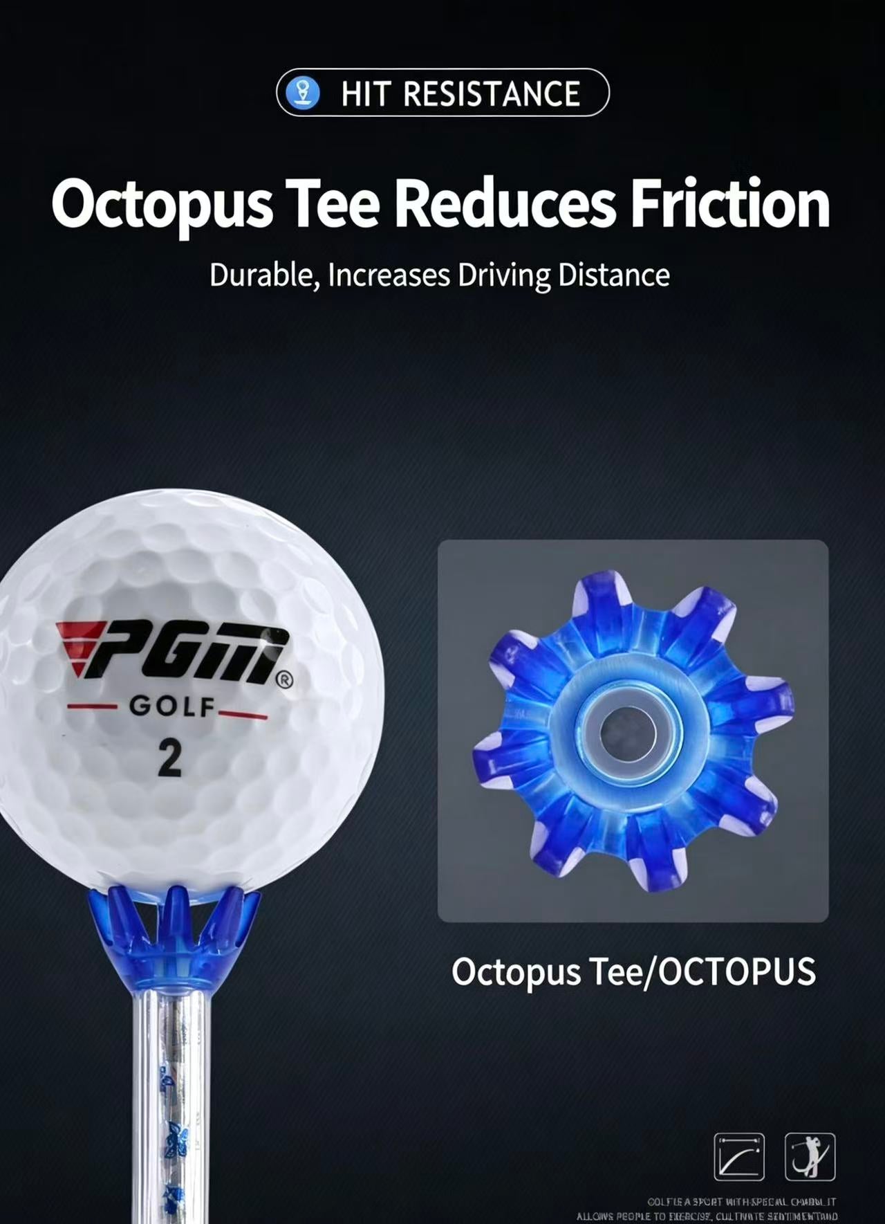 Magnetic Golf Tees | 360° Reset, Flexible & Durable Anti-Lost Golf Ball Tees