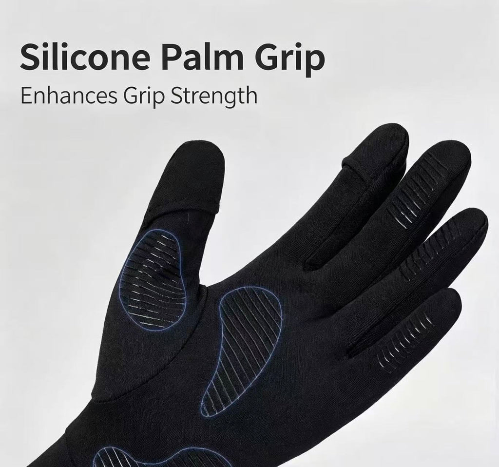 Ski Liner Gloves | Windproof Anti-Slip Touchscreen Thermal Gloves for Winter Sports