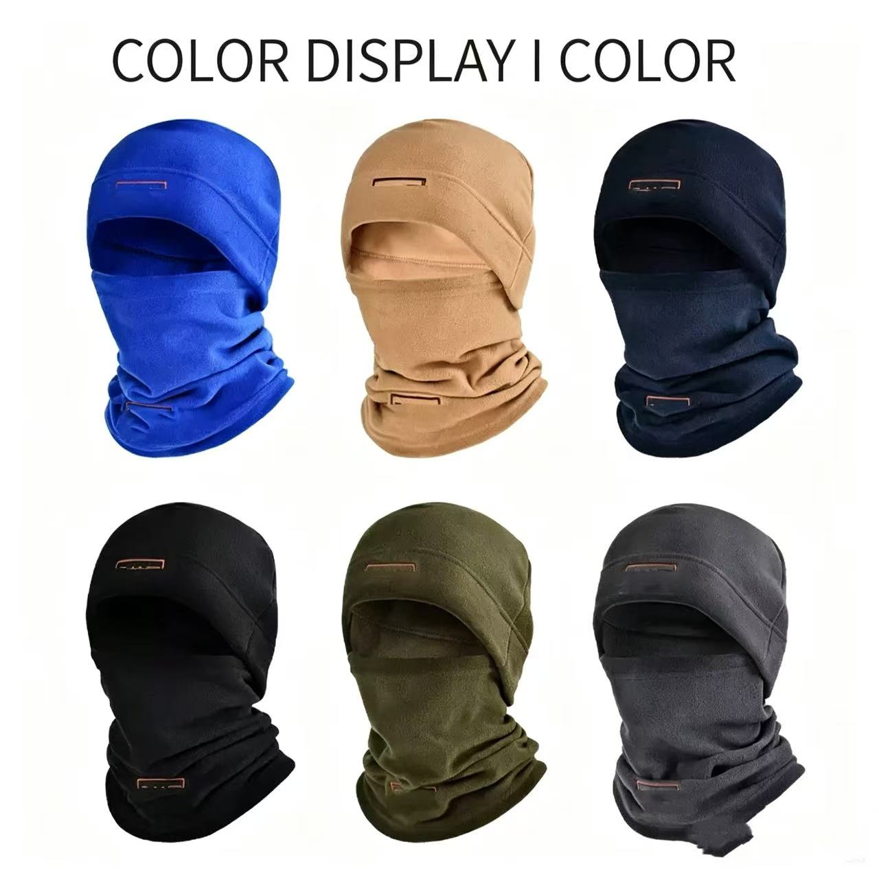 Winter Ski Balaclava - Thermal Fleece Neck Gaiter, Windproof Face Cover for Men & Women, Outdoor Snowboarding & Cycling