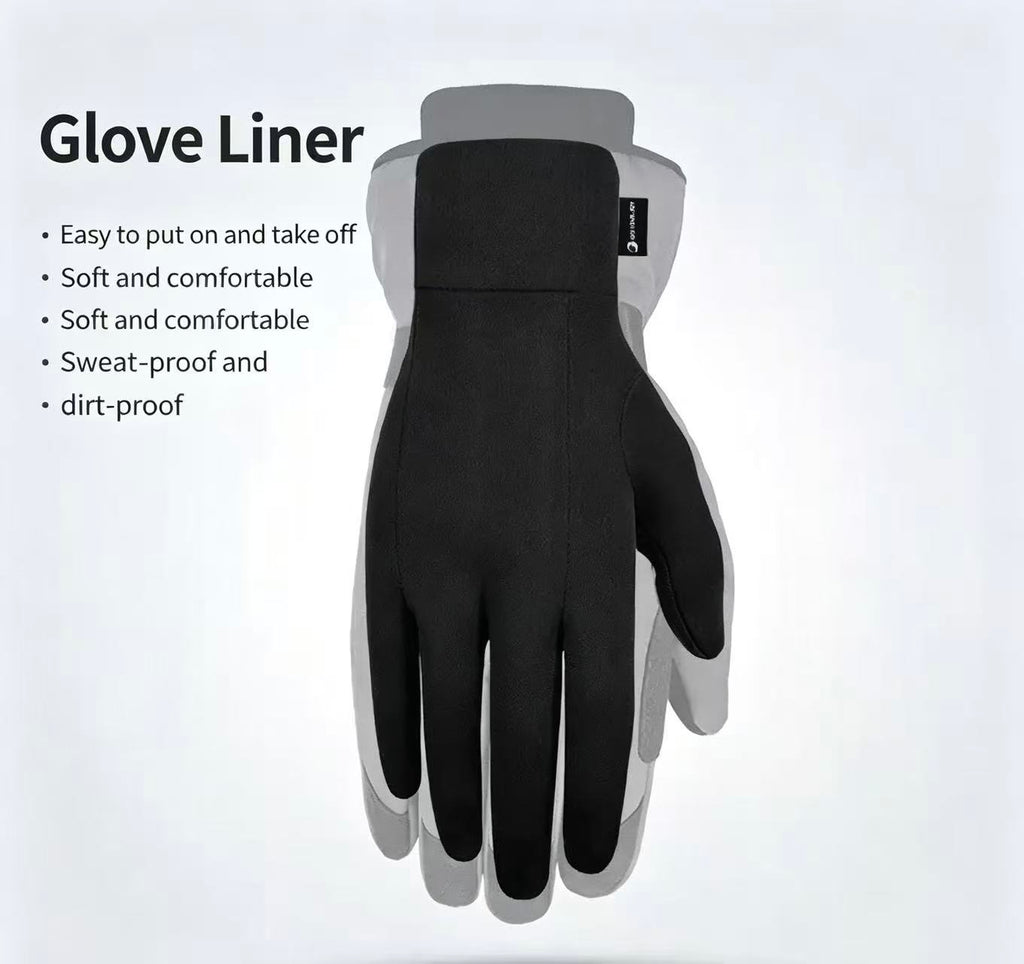 Ski Liner Gloves | Windproof Anti-Slip Touchscreen Thermal Gloves for Winter Sports